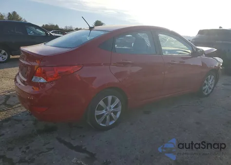 2012 Hyundai Accent Gls z USA, uszkodzony, nr VIN KMHCU4AE3CU130866